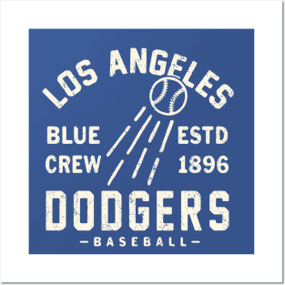 Dodgers Retro 1 by Buck Tee Posters and Art